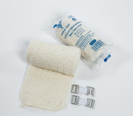 Surgical Bandage Spandex Cotton Crepe Elastic Bandage for Wound Dressing