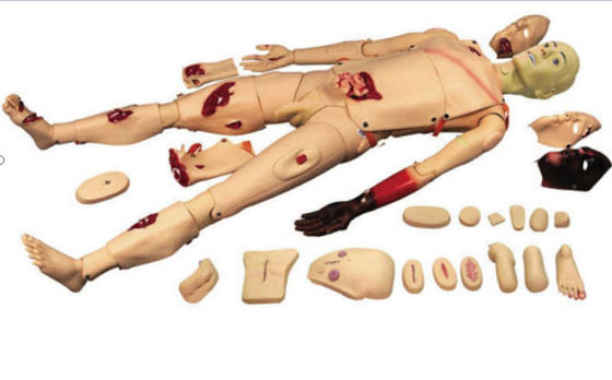 Factory price full functions trauma dummy nursing care training manikin medical trauma nurse skill traumatology training model
