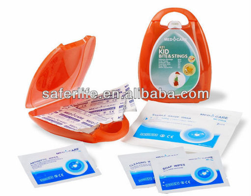 Promotional mini bite first aid for kids emergency kit for traveling stings kit