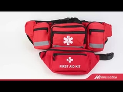 Polyester Przenośny zestaw pierwszej pomocy Fanny Pack Pasek Pasek Pasek Pasek Pasek EMS Trauma Emergency Bag